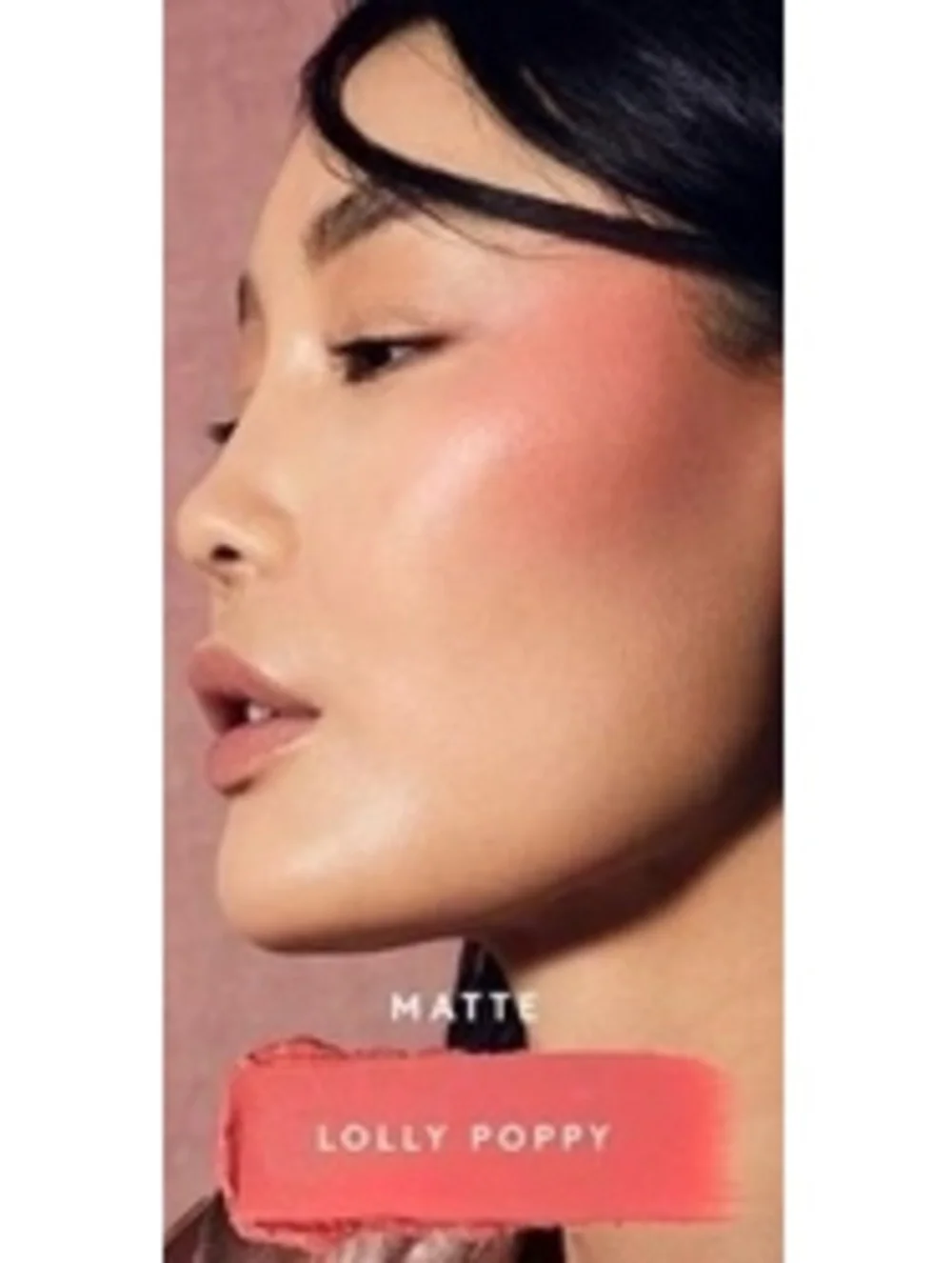 Fenty Cheeks Suede Waterproof Blush Longwear Matte Blush Shade Lolly Poppy